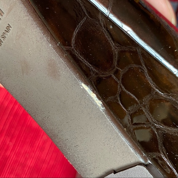 Stuart Weitzman Orinoco Croc Wedges - Picture 4 of 5